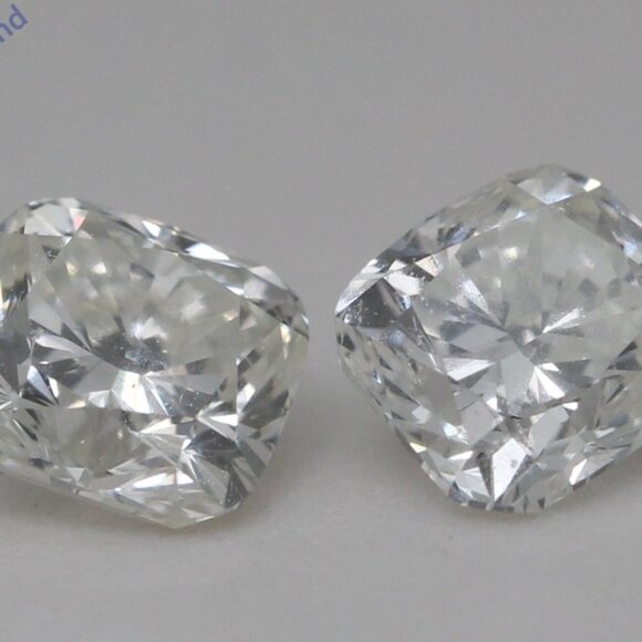 Cushion Diamond Studs 14K Yellow Gold (1.44 Ct H I Si) C54200054 - Picture 4 of 6